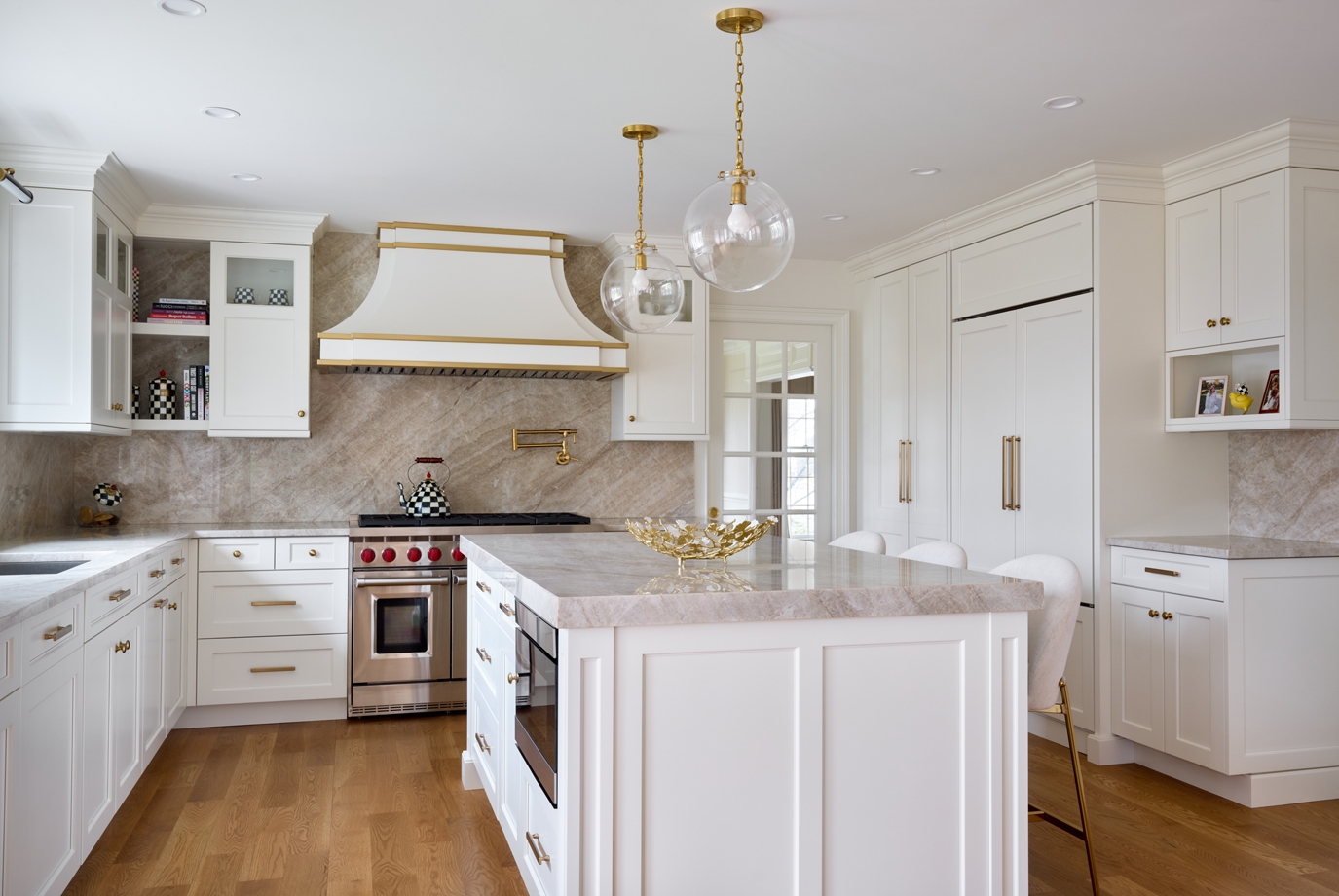 From Builder Basic to Beautiful Entertaining Space